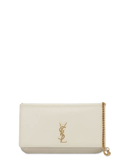 borsa ysl porta cellulare|Borsa porta smartphone Gaby in pelle in Bianco .